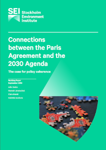 Connections between the Paris Agreement and the 2030 Agenda: The case for policy coherence (Rep…